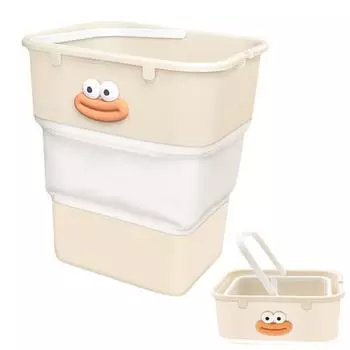 Складная мусорная корзина для салона автомобиля, мусорный контейнер для мусора, многоразовый креативный герметичный мусорный ящик для автомобиля, органический