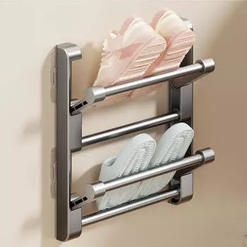 Складная настенная обувница экономит место и позволяет вешать аксессуары в караванах, шкафах, 30cm