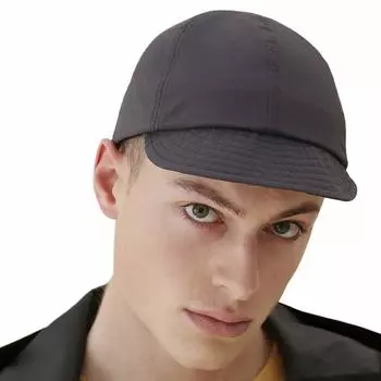 Складная неструктурированная короткая козырек гидро быстросохнущая низкопрофильная портативная кепка дышащая регулируемая уличная кепка Xanadu для бега Сделано в Корее древесный уголь