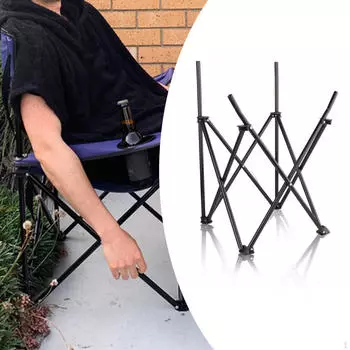 Складная ножка стула, мебельная ножка, сменный рабочий стул, металлический походный табурет, штатив, пляж