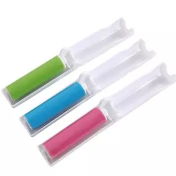 Складная одежда для удаления волос, одежда для домашних животных, инструменты для чистки кроватей, портативные аксессуары для домашнего хозяйства, липкие, моющиеся, многоцелевые аксессуары для пылесборника Random Color