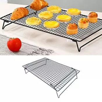 Складная охлаждающая стойка для печенья, хлеба, торта, противень с антипригарным покрытием, держатель для печенья на гриле, практичный кухонный гаджет