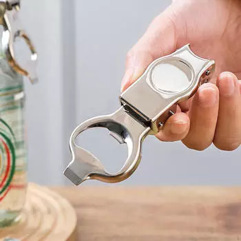 Складная открывалка для бутылок, банки, съемник крышек, барный инструмент, пивные бутылки из нержавеющей стали, многофункциональный