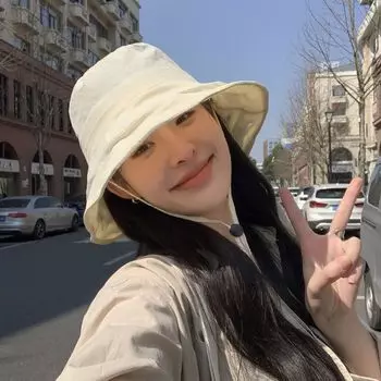 Складная панама для женщин с козырьком от солнца и защитой от ультрафиолета, летние большие широкие поля, панама для пляжа, кепка для рыбалки, женские солнцезащитные кепки M(56-58CM) белый