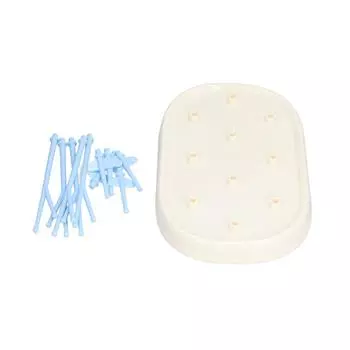 Складная переносная стойка для сушки бутылочек для кормления, сушилка для бутылочек для кормления, сушка и слив, синяя синий