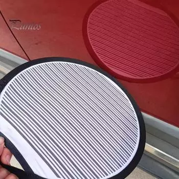 Складная подкладка отражающая доска для вмятин тканевая ручная конструкция портативный размер обнаружение вмятин гибкий отражатель инструмент для удаления и ремонта вмятин черный белый