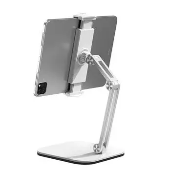 Складная подставка для планшета, трехосная конструкция, многоугольная регулируемая подставка для планшета, настольный алюминиевый держатель для мобильного телефона с функцией громкой связи