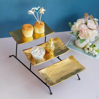 Складная подставка для тарелок №3 белый