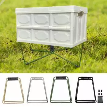 Складная подставка-холодильник с нескользящим ковриком Сумка для хранения из нержавеющей стали Портативная для путешествий на открытом воздухе Пеший туризм серебряный