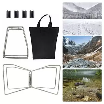 Складная подставка из алюминиевого сплава для ящиков, полки из нержавеющей стали для хранения на открытом воздухе