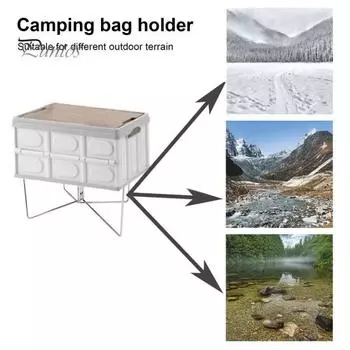 Складная подставка-кронштейн для изоляционного короба из нержавеющей стали, прочная многофункциональная складная стойка повышенной прочности для кемпинга на открытом воздухе серебряный