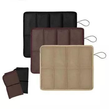 Складная подушка для сиденья, портативный водонепроницаемый коврик для сидения на открытом воздухе, для кемпинга, пешего туризма, пешего туризма чёрный