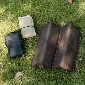 Складная подушка для сиденья, портативный водонепроницаемый коврик для сидения, легкий, для путешествий на открытом воздухе, кемпинга, пешего туризма, рыбалки, стадиона, сиденья чёрный