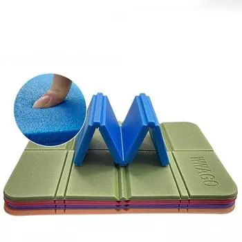 Складная подушка из пеноматериала XPE для пляжа, кемпинга, портативные влагостойкие коврики, портативный водонепроницаемый небольшой коврик для пикника, 6 цветов