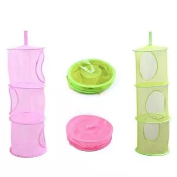 Складная подвесная сетка для хранения, сумка-органайзер, настенный органайзер для шкафа, хранение мелочей, дверь спальни, домашнее хранение