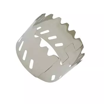 Складная походная плита с ветрозащитным экраном из нержавеющей стали для приготовления пищи на открытом воздухе, ветрозащитный экран для походной спиртовой плиты