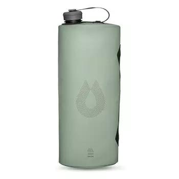 Складная походная сумка для хранения воды HydraPak Seeker, не содержащая бисфенол-А и ПВХ, Sutro Green - (4л/140унций) - & -