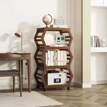 Складная полка для цветов из цельного дерева, не требующая установки, передвижная полка для хранения вещей, многофункциональная полка для обуви для гостиной, книжная полка