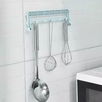 Складная полка для хранения с 9 крючками. Многофункциональный дверной крючок. Компактный дверной крючок для подвешивания.