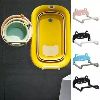 Складная полка для умывальника, бытовая полка для умывальника, настенная, ударопрочная полка для умывальника, умывальник для ванной комнаты, хранение предметов домашнего обихода