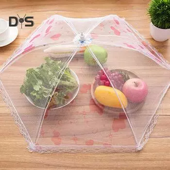 Складная противомоскитная пылезащитная сетка, защитный чехол для пищевых продуктов, обеденный стол, палатка