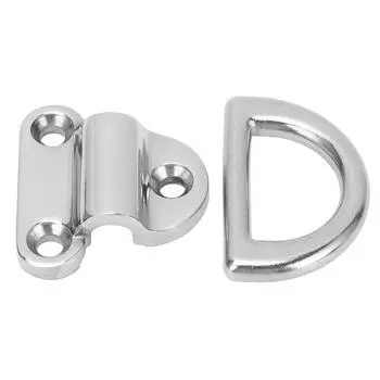 Складная проушина из нержавеющей стали 316, нержавеющая сталь, D-образное кольцо, проушина для крепления, для лодки, яхты, автофургона, прицепа, грузовика 6mm