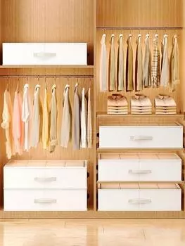 Складная прозрачная сумка для хранения из хлопка и льна на дно кровати, сумка для хранения хозяйственных товаров, органайзер для одежды, сумка на молнии