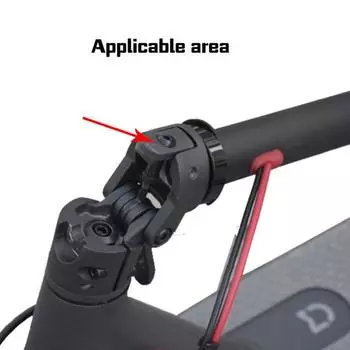 Складная пряжка для скутера 8,5 дюйма, интегрированное формование, удобное использование, длительный срок службы, прочный мини-складной крючок, аксессуары для велоспорта чёрный