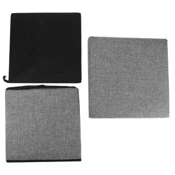 Складная пуфик для хранения вещей Многофункциональная скамья для хранения вещей Подставка для ног Сиденье с чехломБольшой