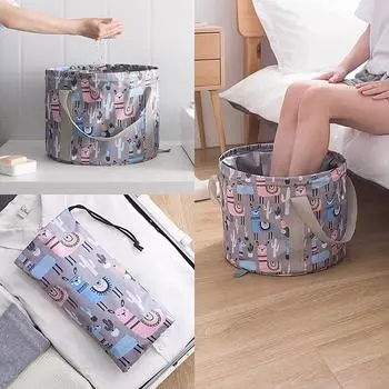 Складная раковина для воды, ведро для замачивания ног, сумка для замачивания ног, многофункциональное ведро, большое
