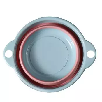 Складная раковина многофункциональная детская раковина бытовая переносная раковина для мытья овощей L M(315 X 180mm / 12.4 X 7.09in) синий