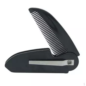Складная расческа для усов и бороды для мужчин и женщин, инструменты для укладки бороды