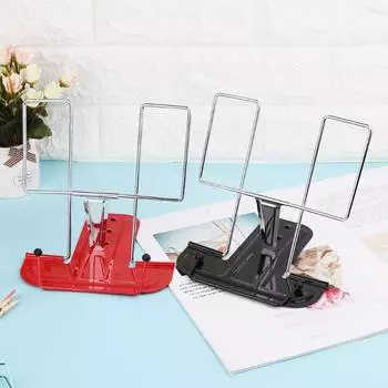 Складная регулируемая подставка для чтения книг, подставка для документов, полка для iPad чёрный