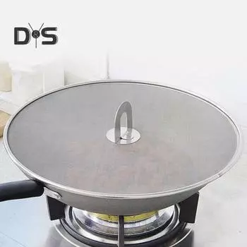 Складная ручка для защиты от брызг масла, противоскользящая крышка для сковороды с масляной защитой для ресторана M