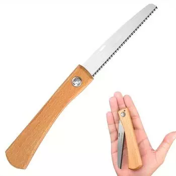 Складная ручная пила из углеродистой стали SK5, портативная пила по металлу для кемпинга, пешего туризма, ручная пила для обрезки деревьев, не требует электричества, дерево