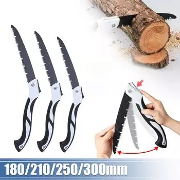 Складная ручная пила по дереву, острый нож для кемпинга, сада, измельчитель деревьев, нож для резки сухой древесины, ручные инструменты, деревообрабатывающие инструменты 180 MM