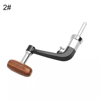 Складная рыболовная катушка 1000-6000 прялка металлическая деревянная ручка коромысло 2#