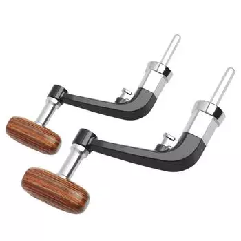 Складная рыболовная катушка 1000-6000 прялка металлическая деревянная ручка коромысло