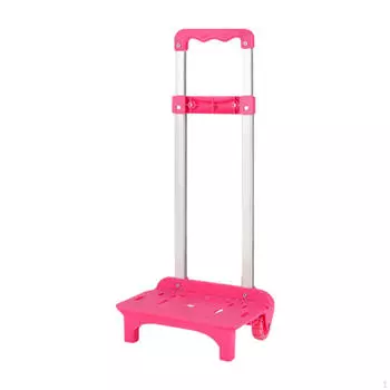 Складная, с колесами и регулируемой ручкой для путешественников чёрный