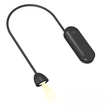 Складная шейная лампа Светодиодная лампа для чтения Фонарик для чтения Ремонт Учебный светильник Желтый/Холодный белый/Теплый чёрный