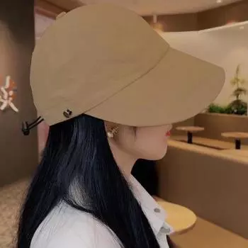 Складная шляпа от солнца для женщин, пляжная шляпа от солнца, регулируемая шляпа рыбака серый