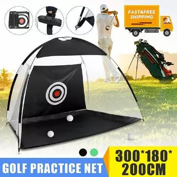 Складная система тренировочной клетки для тренировок по гольфу 3M для отбивки ударов по сетке зелёный