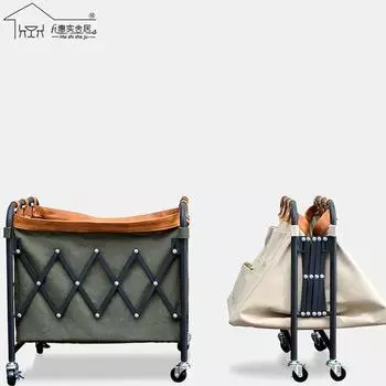 Складная скандинавская мобильная корзина для хранения вещей, стойка для газет в гостиной, стойка для журналов, приставная полка для хранения книг у дивана армия зеленый