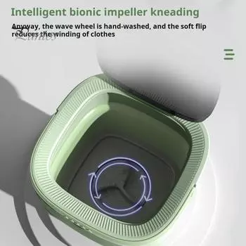 Складная стиральная машина объемом 7 л с низким уровнем шума и высокой частотой удаления пятен, компактная портативная конструкция, стиральная машина для детской одежды фиолетовый