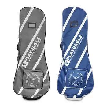 Складная сумка для гольфа, водонепроницаемая, чехол для гольф-клуба, сумка для перевозки гольфа, большая вместимость, сумка для гольфа, защищающая от солнца синий
