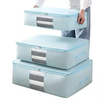 Складная сумка для хранения Одеяло Одеяло Шкаф Свитер Органайзер Коробки Сумки