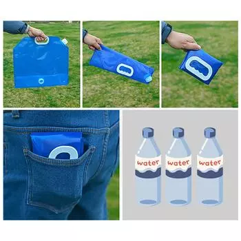 Складная сумка для хранения питьевой воды, складной контейнер для воды, сумка для хранения, переносные кувшины для питьевой воды 5T-B