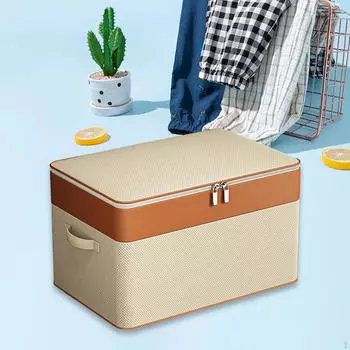 Складная сумка для хранения постельных принадлежностей с удобной ручкой 2 Layer 54x40x35cm