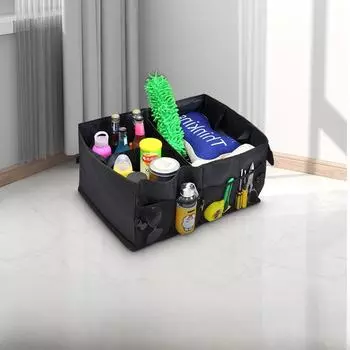 Складная сумка для хранения в багажнике автомобиля из ткани Оксфорд Oxford cloth 694 чёрный