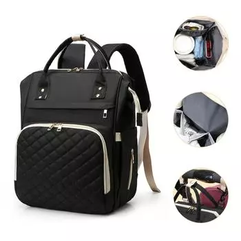 Складная сумка для мамочек, большая вместительная сумка для мам и малышей, многофункциональная водонепроницаемая сумка для подгузников для путешествий на открытом воздухе, для ухода за ребенком синий